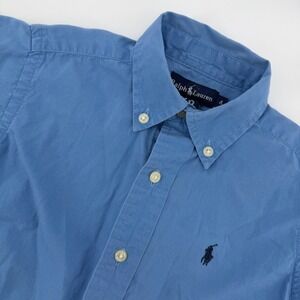 Ralph Lauren Boys Light Blue Button-Down Dress Shirt